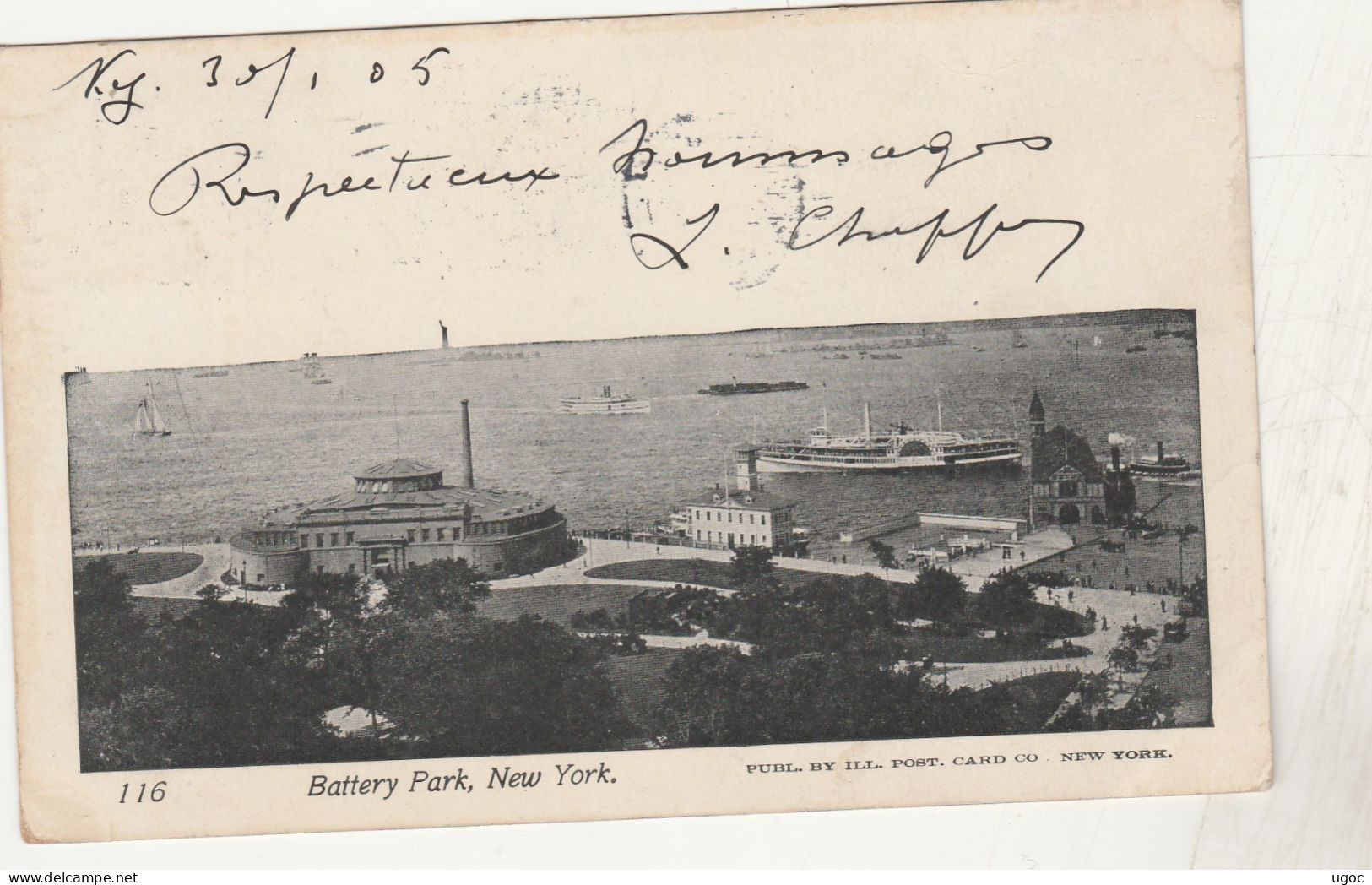 CPA - AMERIQUE - NEW YORK - BATTERY PARK - 014 - Other & Unclassified