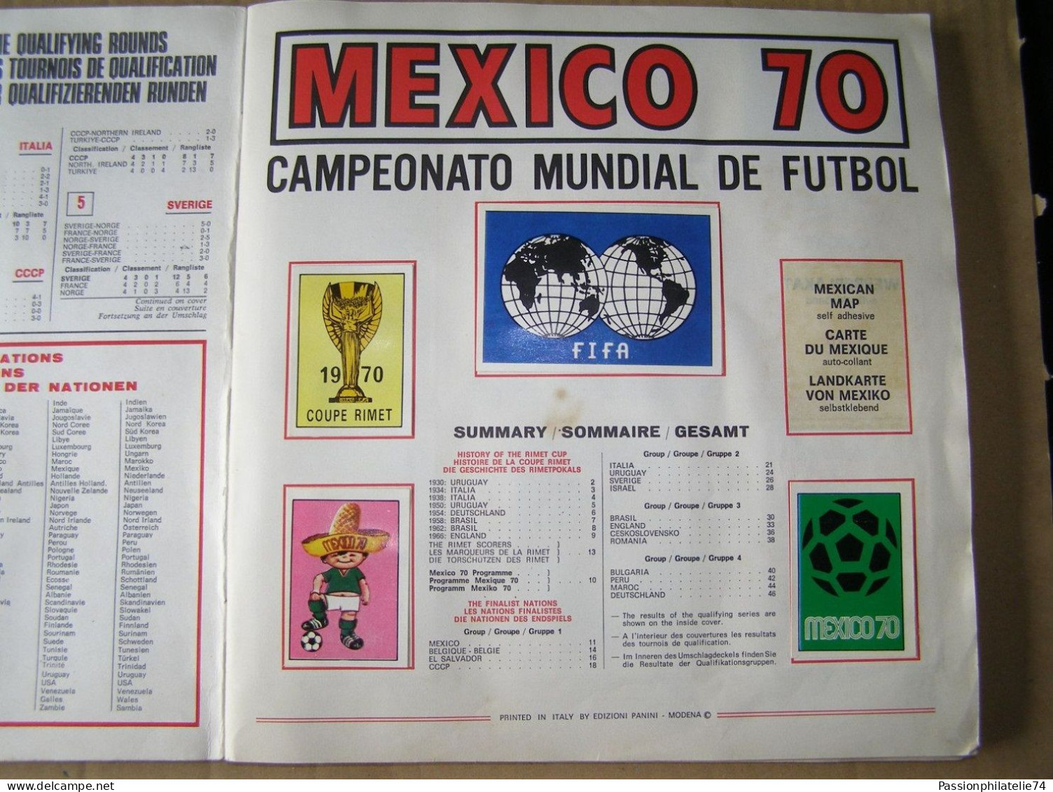 Mexico 70 - album Panini