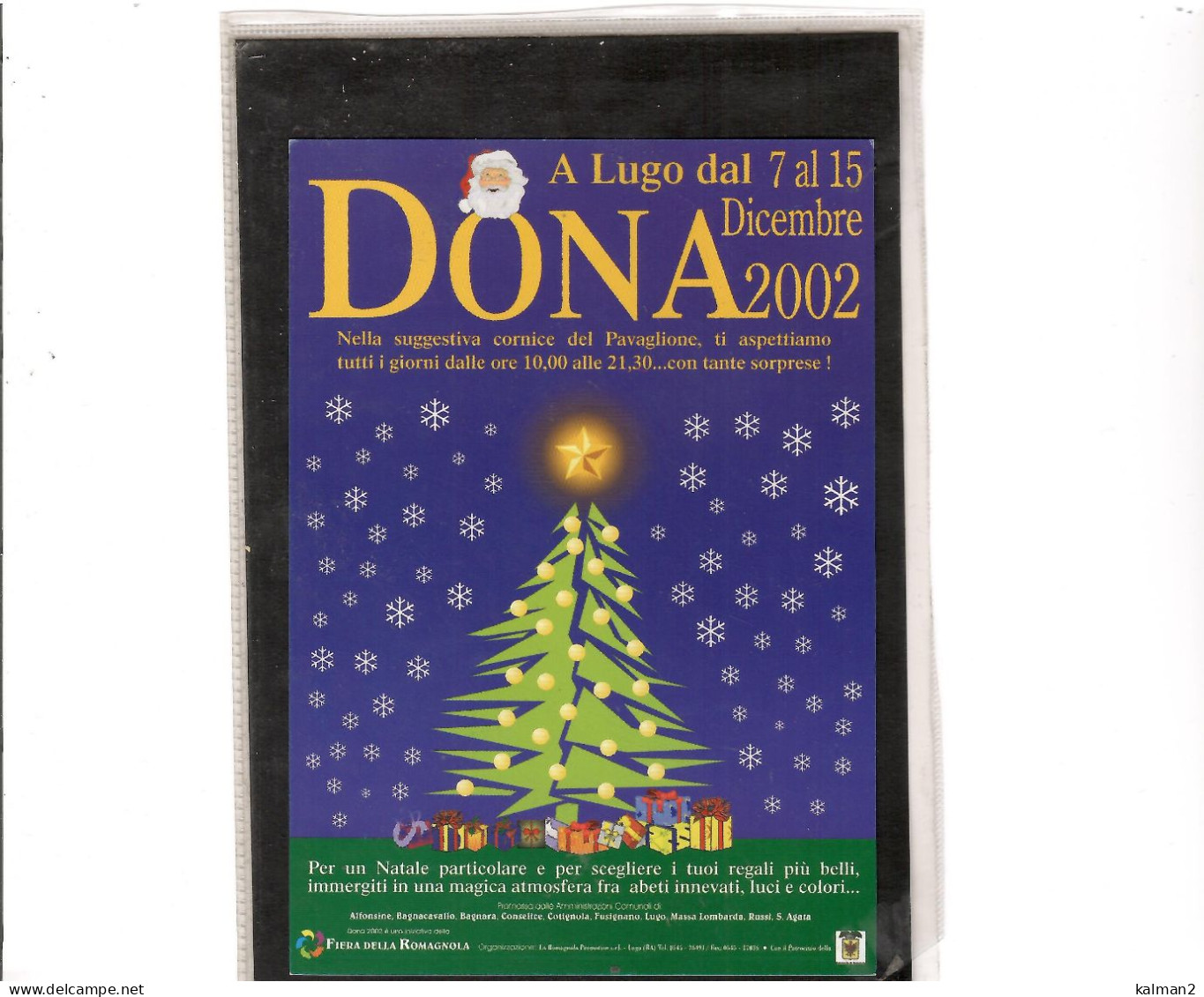 TEM20066   -   LUGO 15.12.2002   /  "DONA 2002 " MOSTRA  MERCATO - Kerstmis