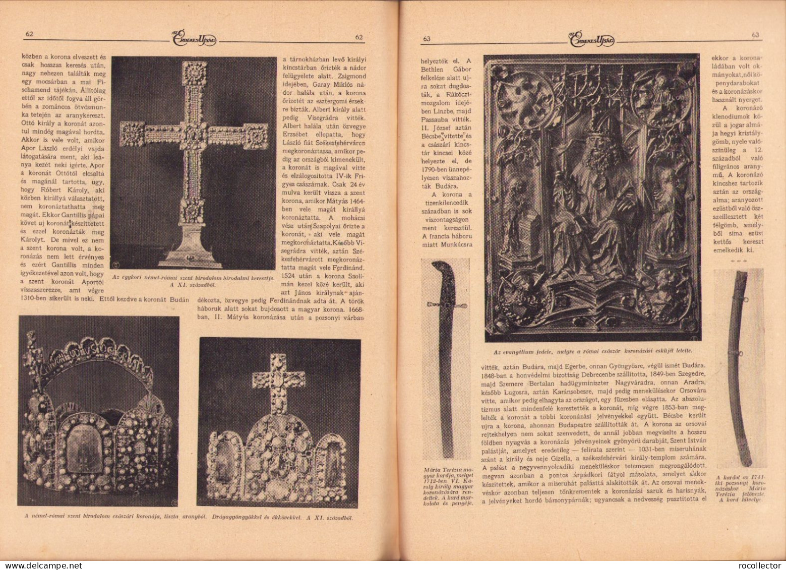 Az Érdekes Ujság Koronázási Száma 1916 Z444N - Geografía & Historia