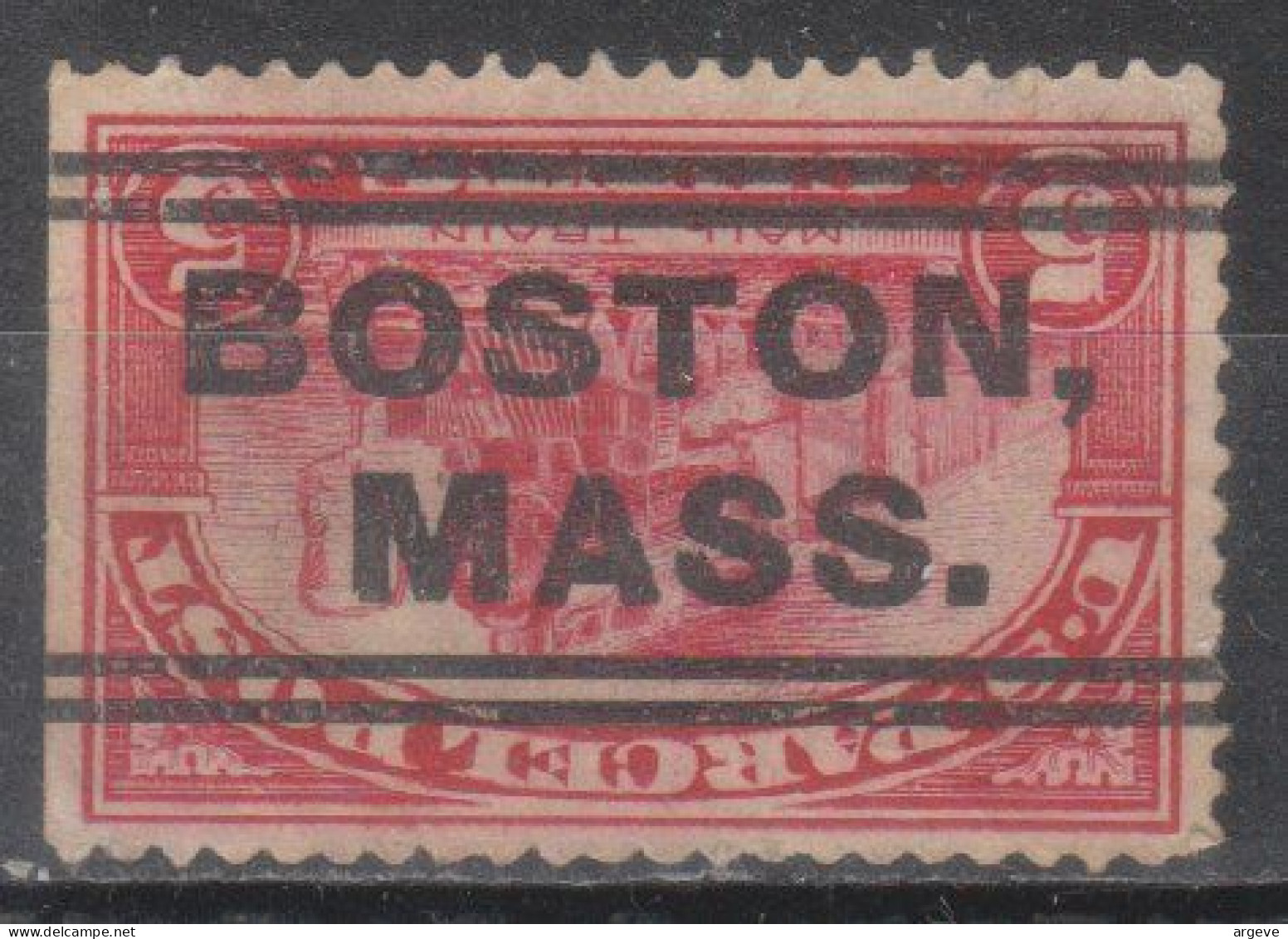 USA Precancel Vorausentwertungen Preo Locals Massachusetts, Boston Q5-L-7 E, Invert - Preobliterati