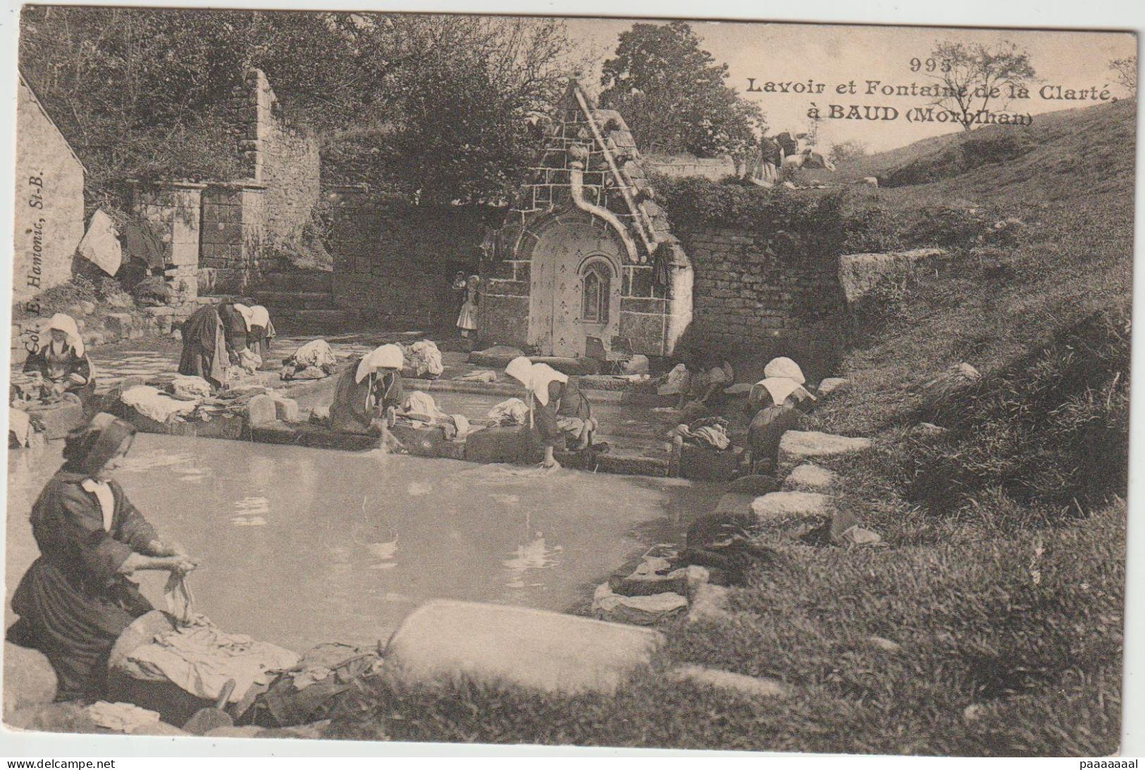 BAUD  LAVOIR ET FONTAINE DE LA CLARTE - Baud