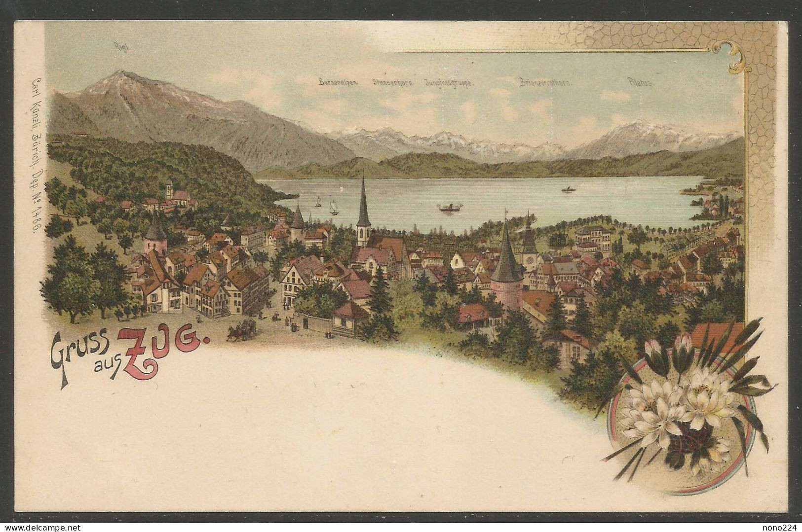 Carte P De 1902 ( Gruss Aus Zug ) - Zoug