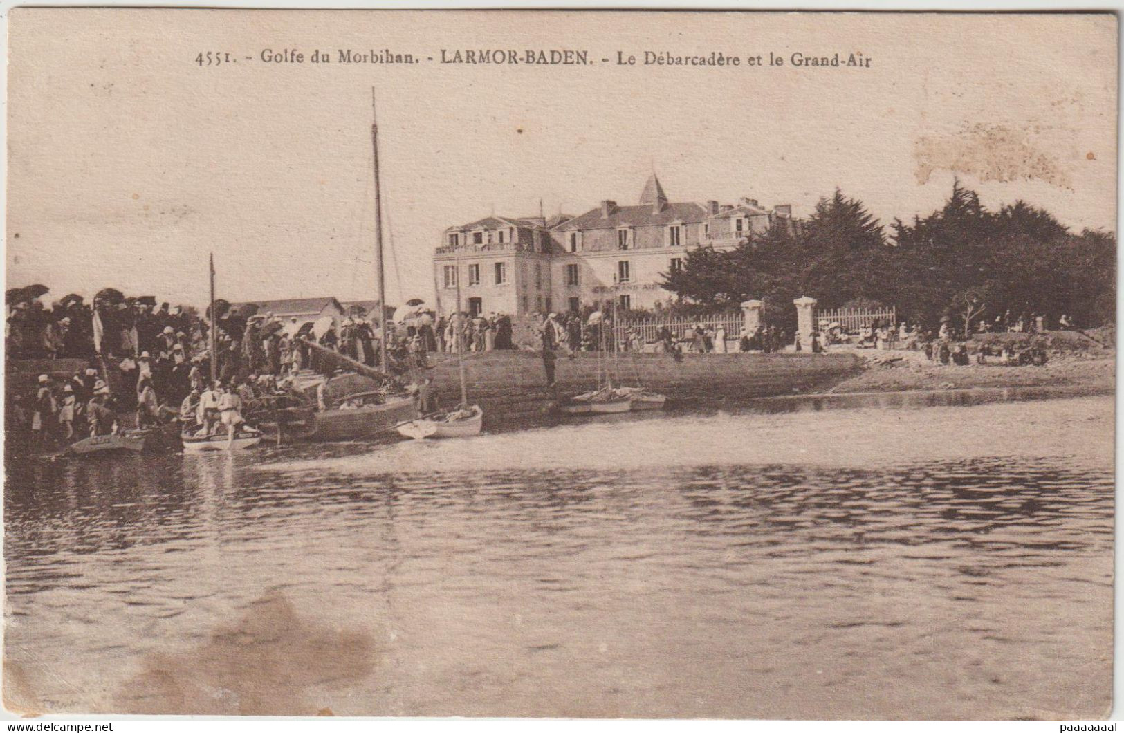 LARMOR BADEN  LE DEBARCADERE ET LE GRAND AIR - Autres & Non Classés