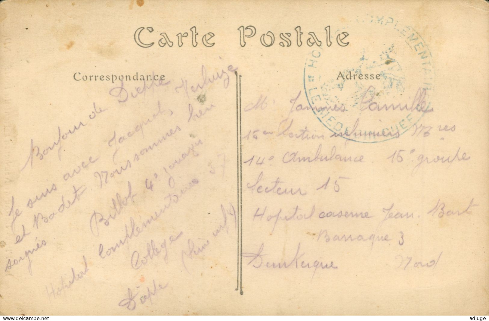 CPA-76- DIEPPE - 1915- Bateau De Newhaven Sortant Du Port - Phare -- ND 243 - Franchise Militaire  *2 Scans - Dieppe