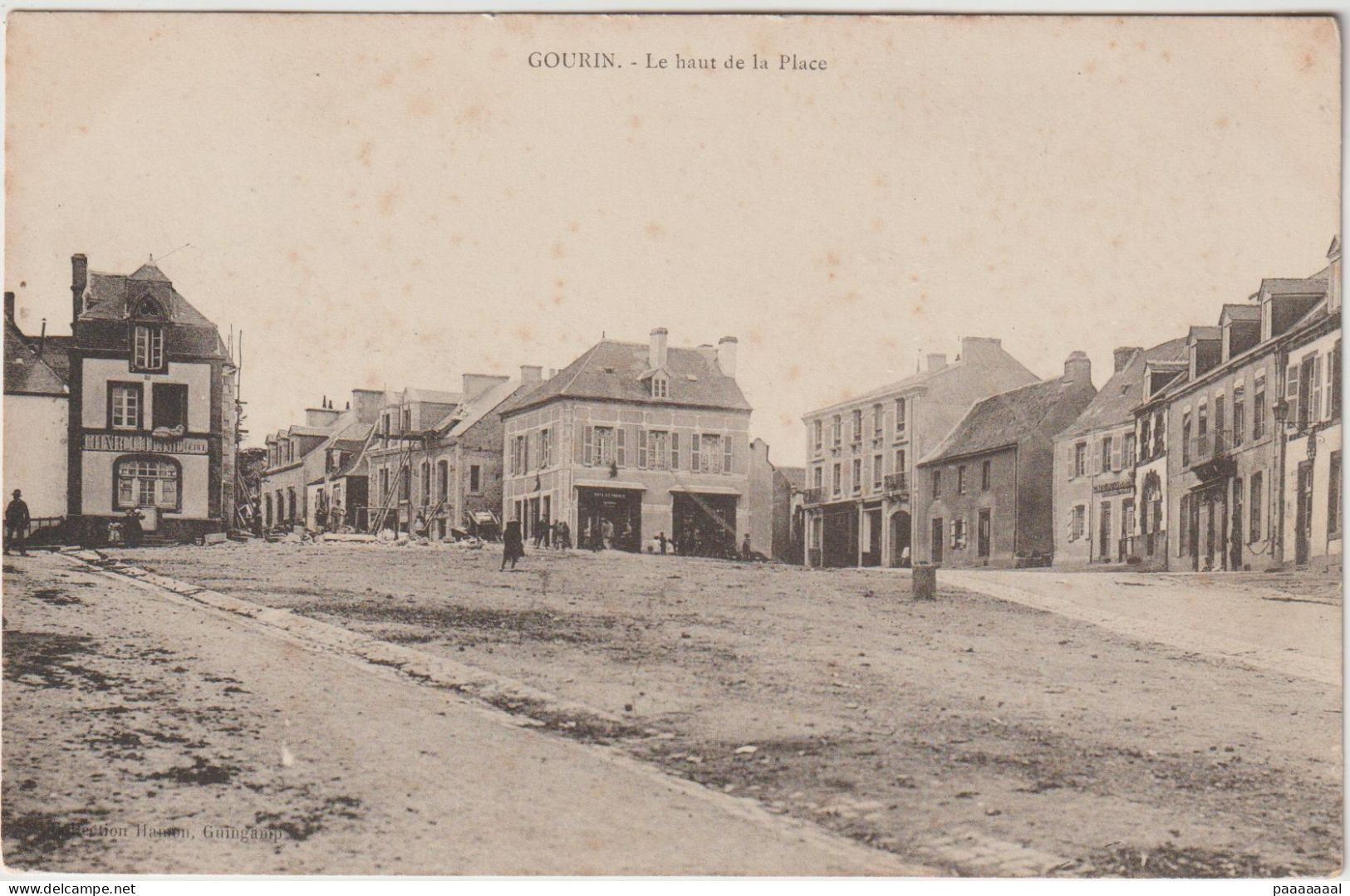 GOURIN  LE HAUT DE LA PLACE - Gourin