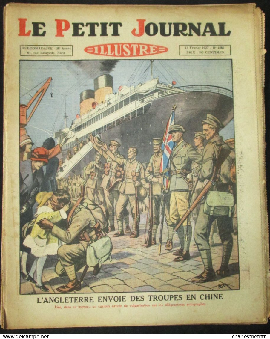 50 X LE PETIT JOURNAL ANNEE 1927 - NR. 1880 JUSQU'AU NR 1930 - HAUTE VALEUR - REGARDEZ RECENTES VENTES FERMEES SVP - Le Petit Journal