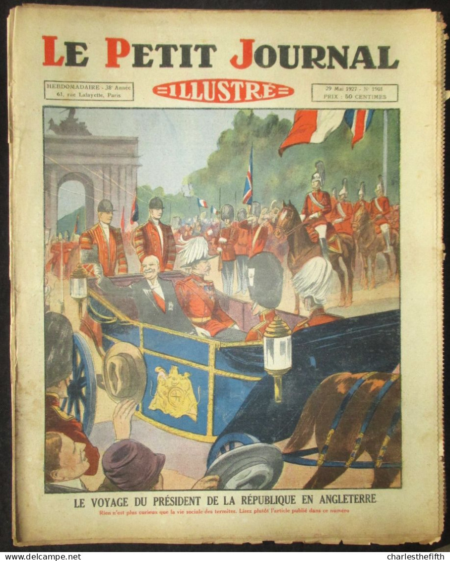 50 X LE PETIT JOURNAL ANNEE 1927 - NR. 1880 JUSQU'AU NR 1930 - HAUTE VALEUR - REGARDEZ RECENTES VENTES FERMEES SVP - Le Petit Journal