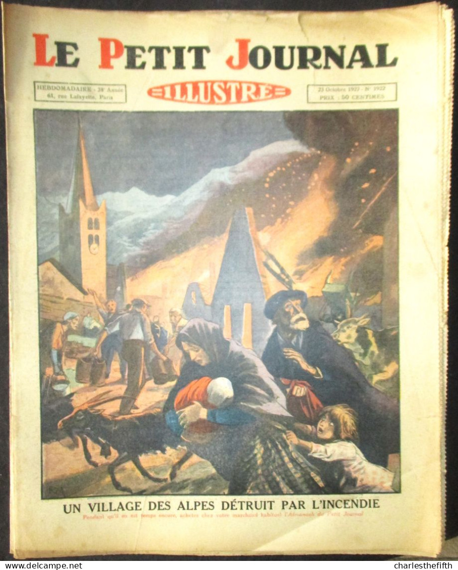 50 X LE PETIT JOURNAL ANNEE 1927 - NR. 1880 JUSQU'AU NR 1930 - HAUTE VALEUR - REGARDEZ RECENTES VENTES FERMEES SVP