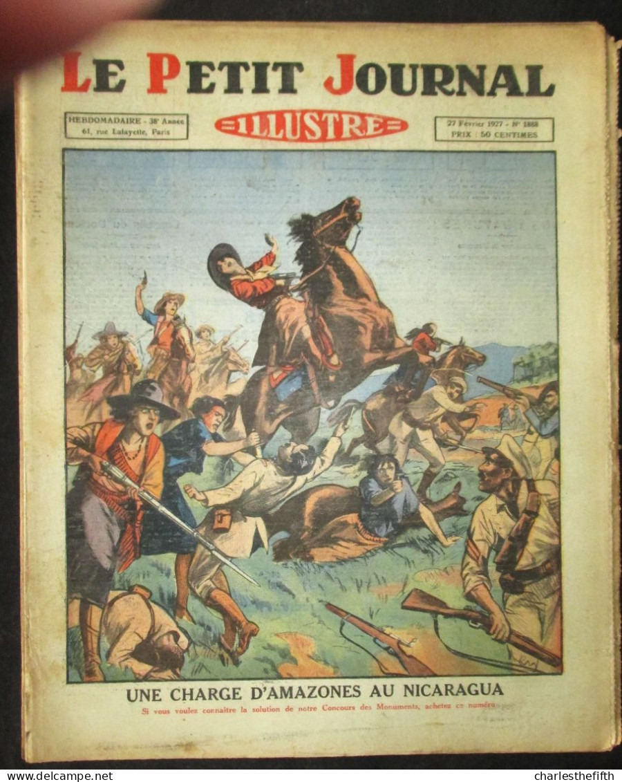 50 X LE PETIT JOURNAL ANNEE 1927 - NR. 1880 JUSQU'AU NR 1930 - HAUTE VALEUR - REGARDEZ RECENTES VENTES FERMEES SVP