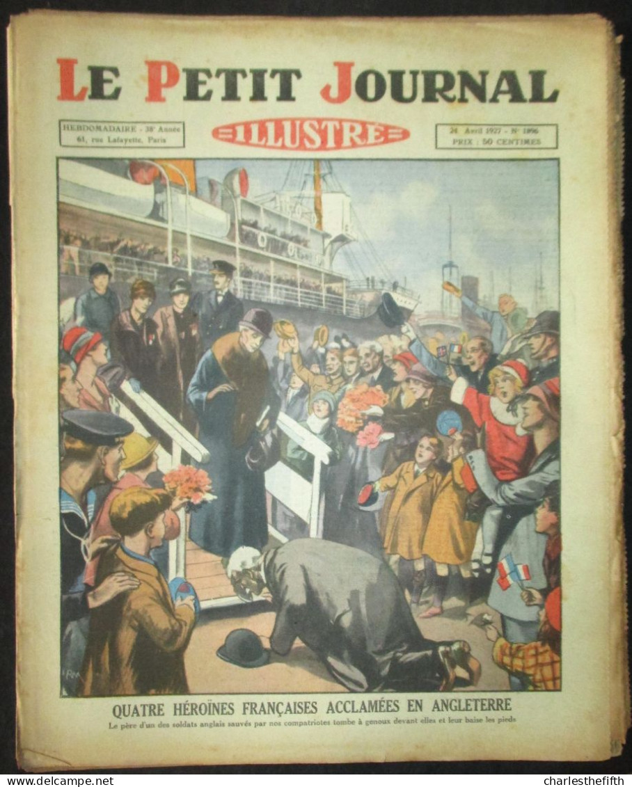 50 X LE PETIT JOURNAL ANNEE 1927 - NR. 1880 JUSQU'AU NR 1930 - HAUTE VALEUR - REGARDEZ RECENTES VENTES FERMEES SVP