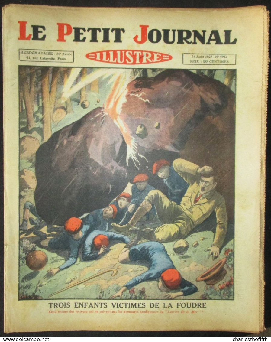 50 X LE PETIT JOURNAL ANNEE 1927 - NR. 1880 JUSQU'AU NR 1930 - HAUTE VALEUR - REGARDEZ RECENTES VENTES FERMEES SVP