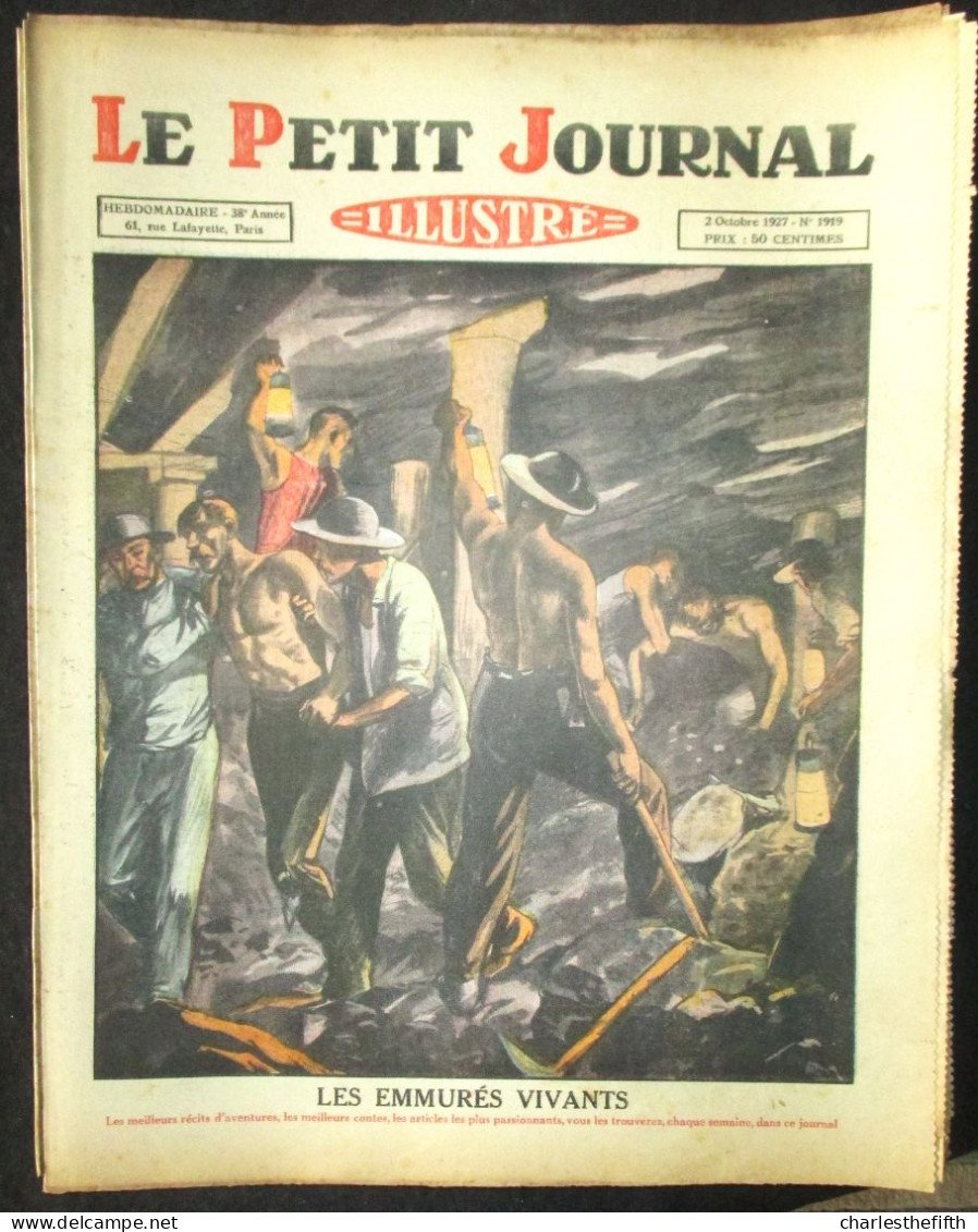 50 X LE PETIT JOURNAL ANNEE 1927 - NR. 1880 JUSQU'AU NR 1930 - HAUTE VALEUR - REGARDEZ RECENTES VENTES FERMEES SVP