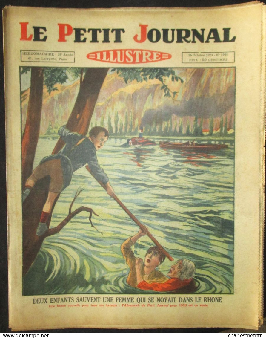 50 X LE PETIT JOURNAL ANNEE 1927 - NR. 1880 JUSQU'AU NR 1930 - HAUTE VALEUR - REGARDEZ RECENTES VENTES FERMEES SVP