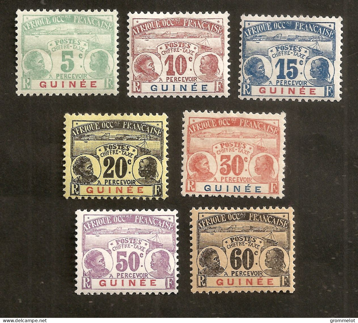 GUINEE: TAXE 8/14 Neufs Marque De Charnière, TRES FRAIS - Unused Stamps