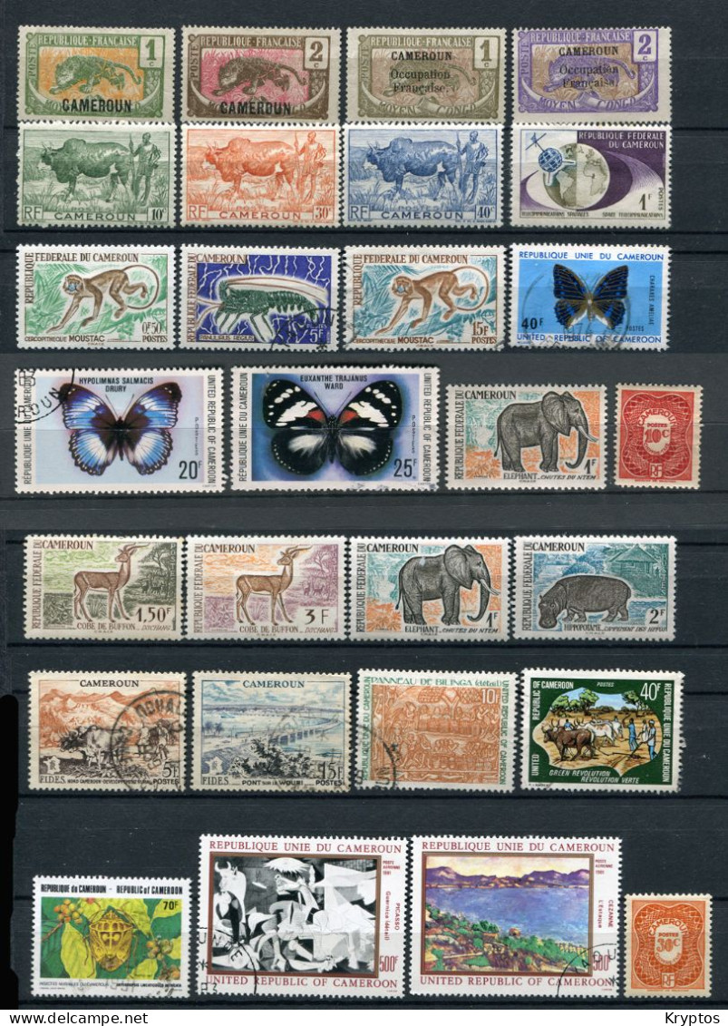 Cameroun. 60 Stamps (2 Pages) - Andere & Zonder Classificatie