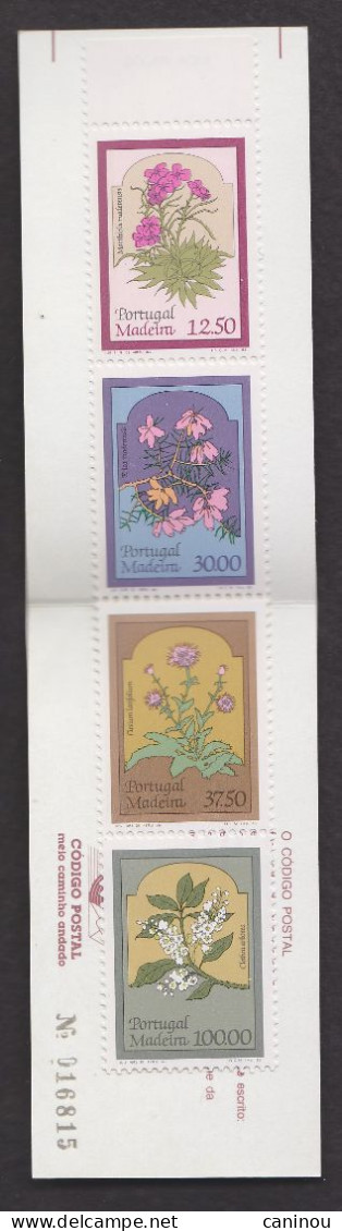 PORTUGAL MADERE CARNET FLEURS  1983 Y & T C91 NEUF SANS CHARNIERE - Madère