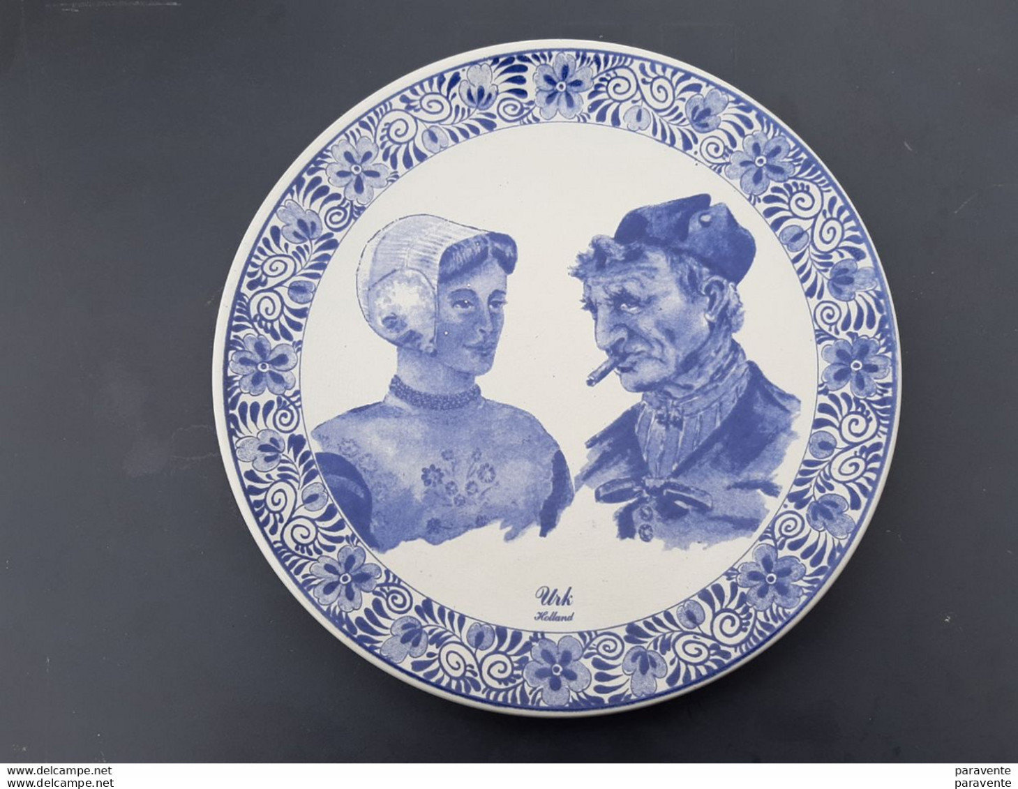 Assiette Le COUPLE Bleu De DELFT - Delft (NLD)