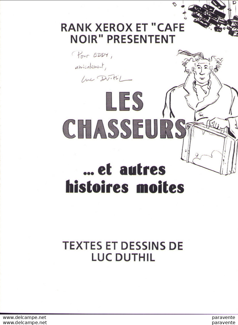 DUTHIL - GASTON LAGAFFE : Album Soupe LES CHASSEURS ET AUTRES HISTOIRES MOITE - Advertentie