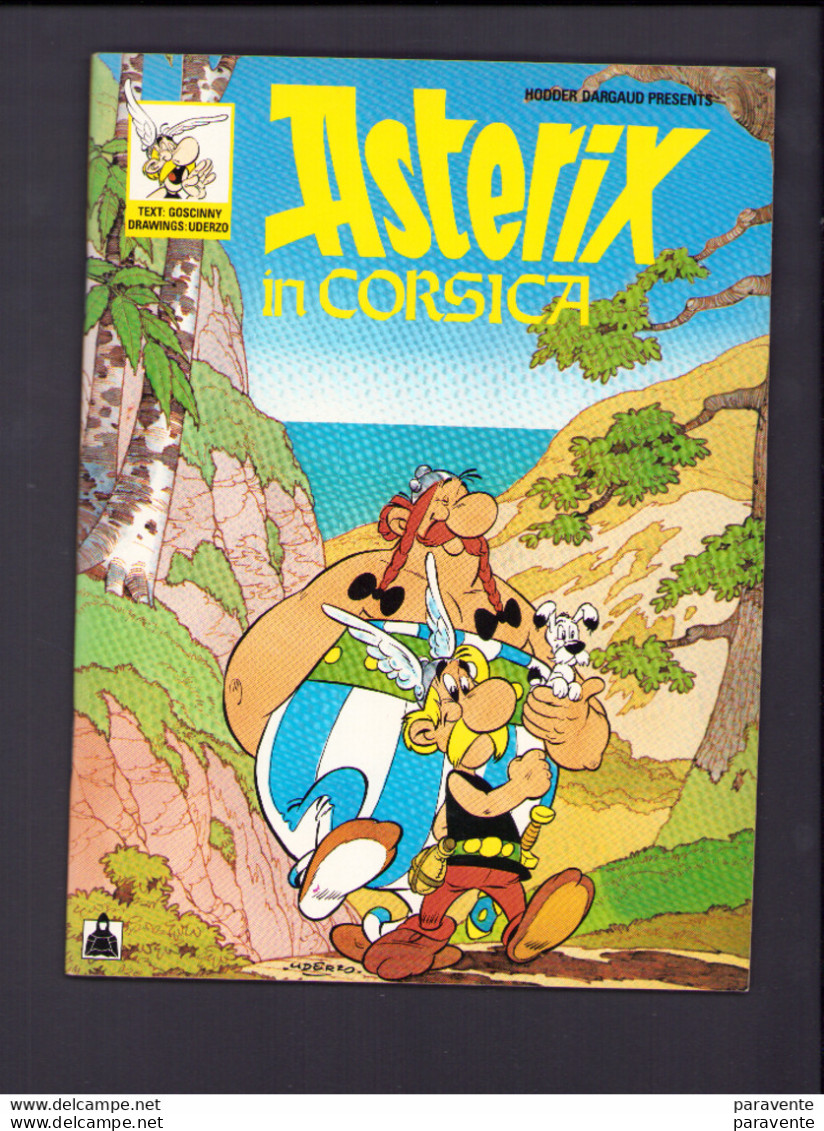 ASTERIX : Album Broché ASTERIX IN CORSICA En Anglais - Astérix