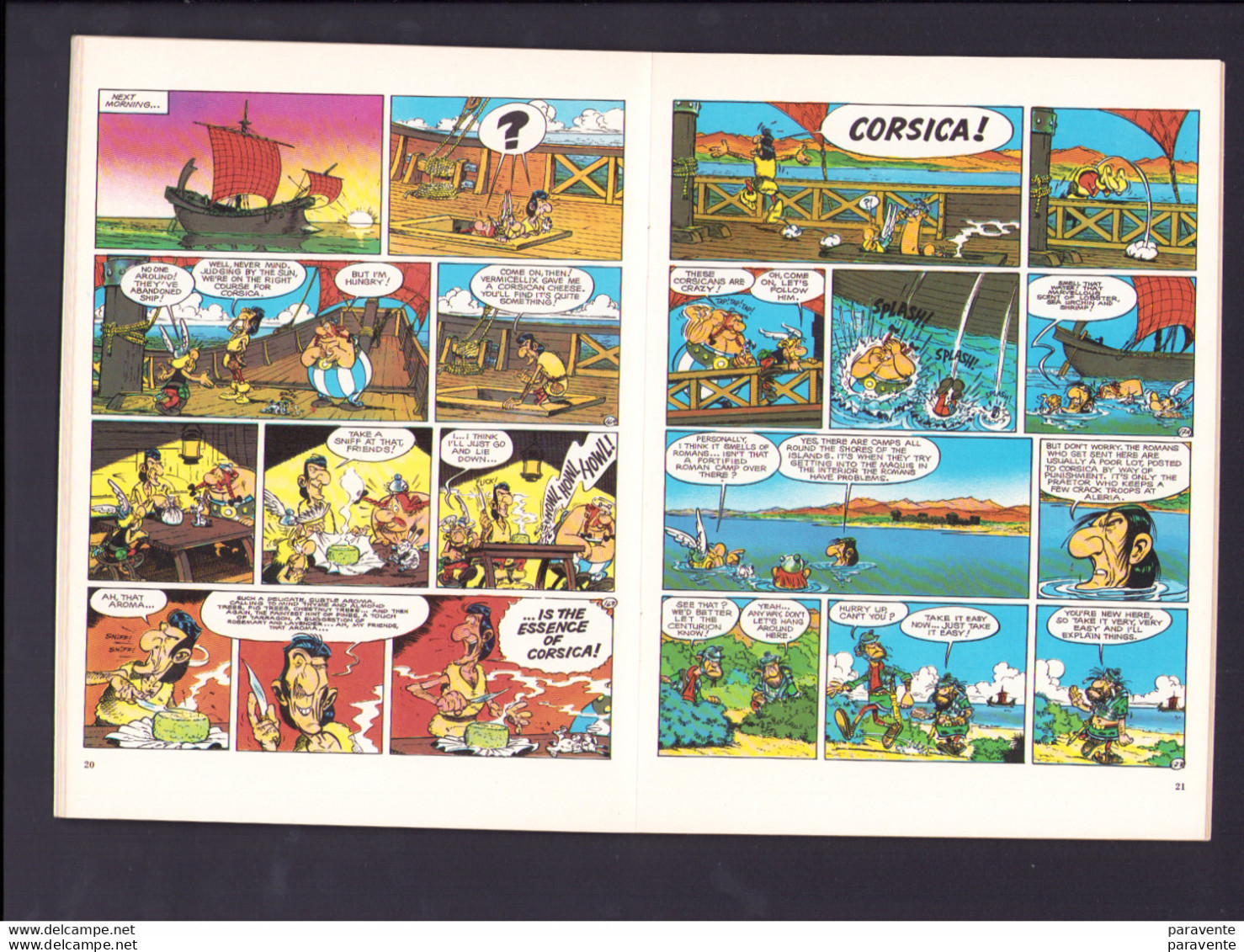 ASTERIX : Album Broché ASTERIX IN CORSICA En Anglais - Astérix