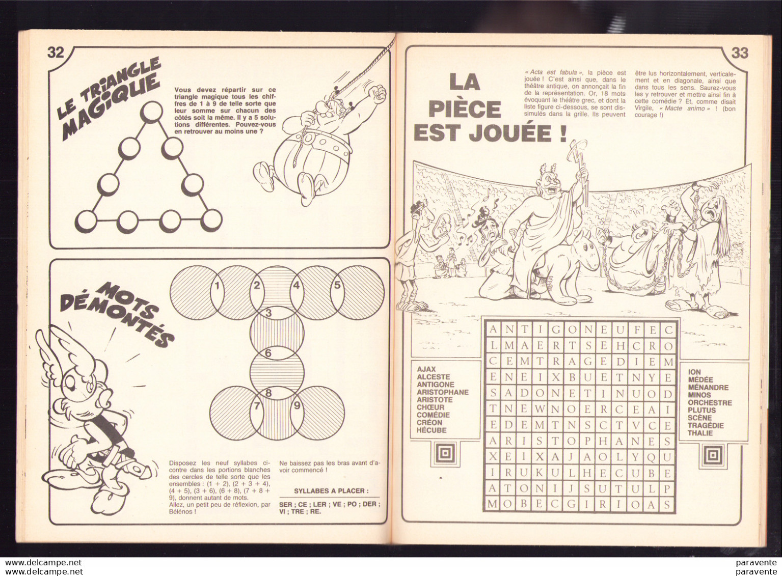 ASTERIX : Livre Jeu Editions LOFT INTERNATIONAL N°1 - Asterix