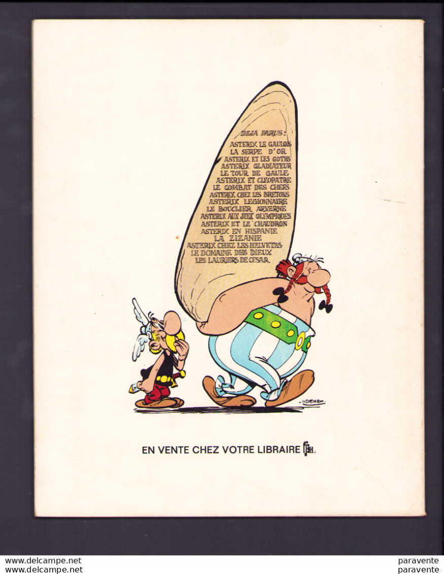 ASTERIX : Album Broché Pub ASTERIX ET LES NORMANDS Par ELF 1997 - Astérix