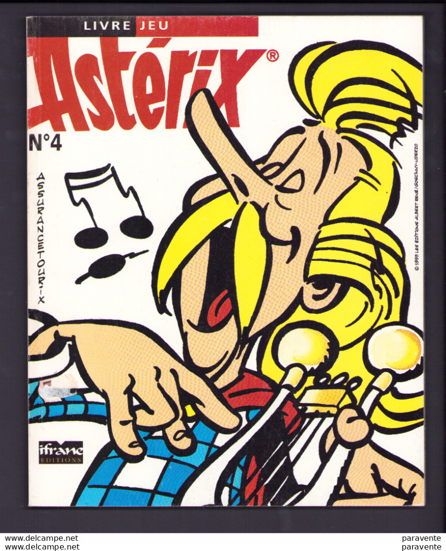 ASTERIX : 3 Livres Jeu Editions IFRANE - Asterix