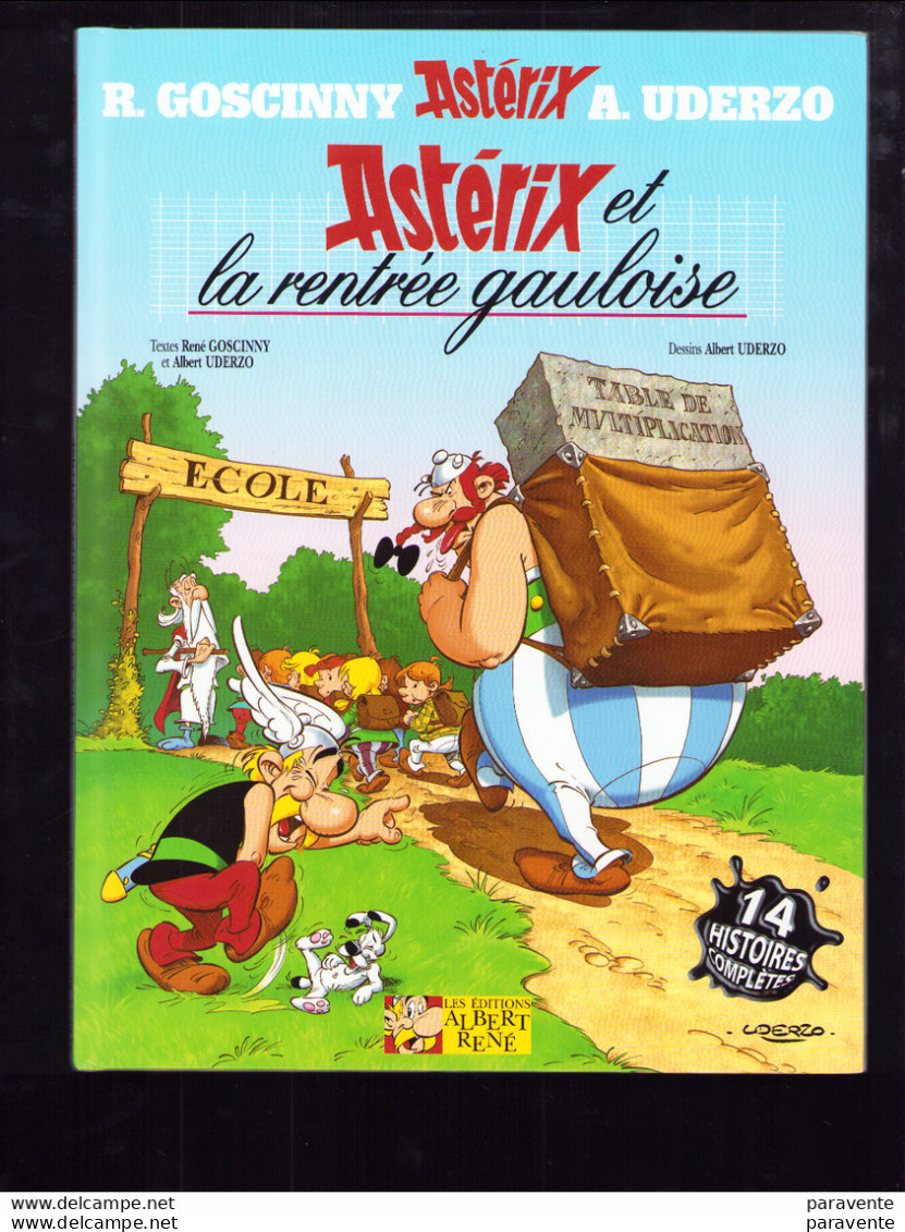ASTERIX : Album Cartonné ASTERIX ET LA RENTREE GAULOISE Editions A&R 2003 - Astérix