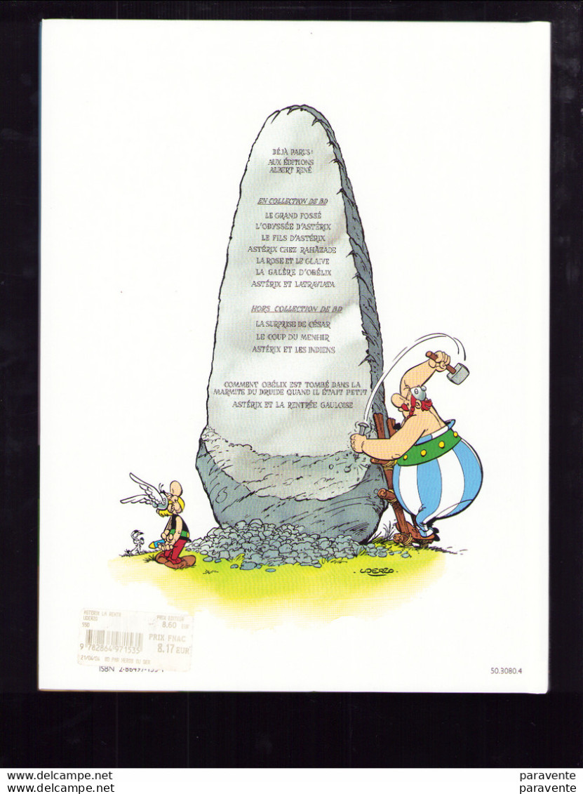 ASTERIX : Album Cartonné ASTERIX ET LA RENTREE GAULOISE Editions A&R 2003 - Astérix