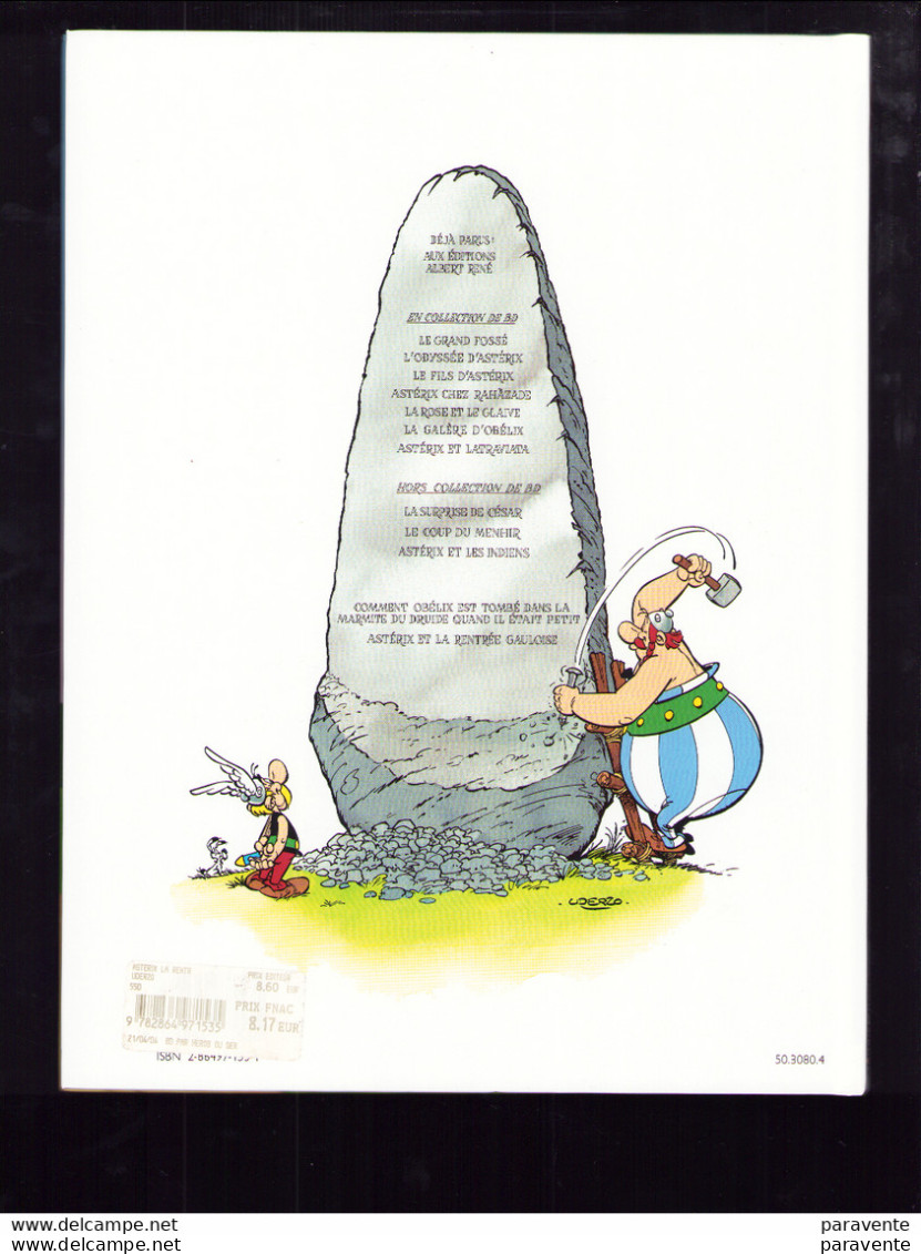 ASTERIX : Album Cartonné ASTERIX ET LA RENTREE GAULOISE Editions A&R 2003 - Asterix