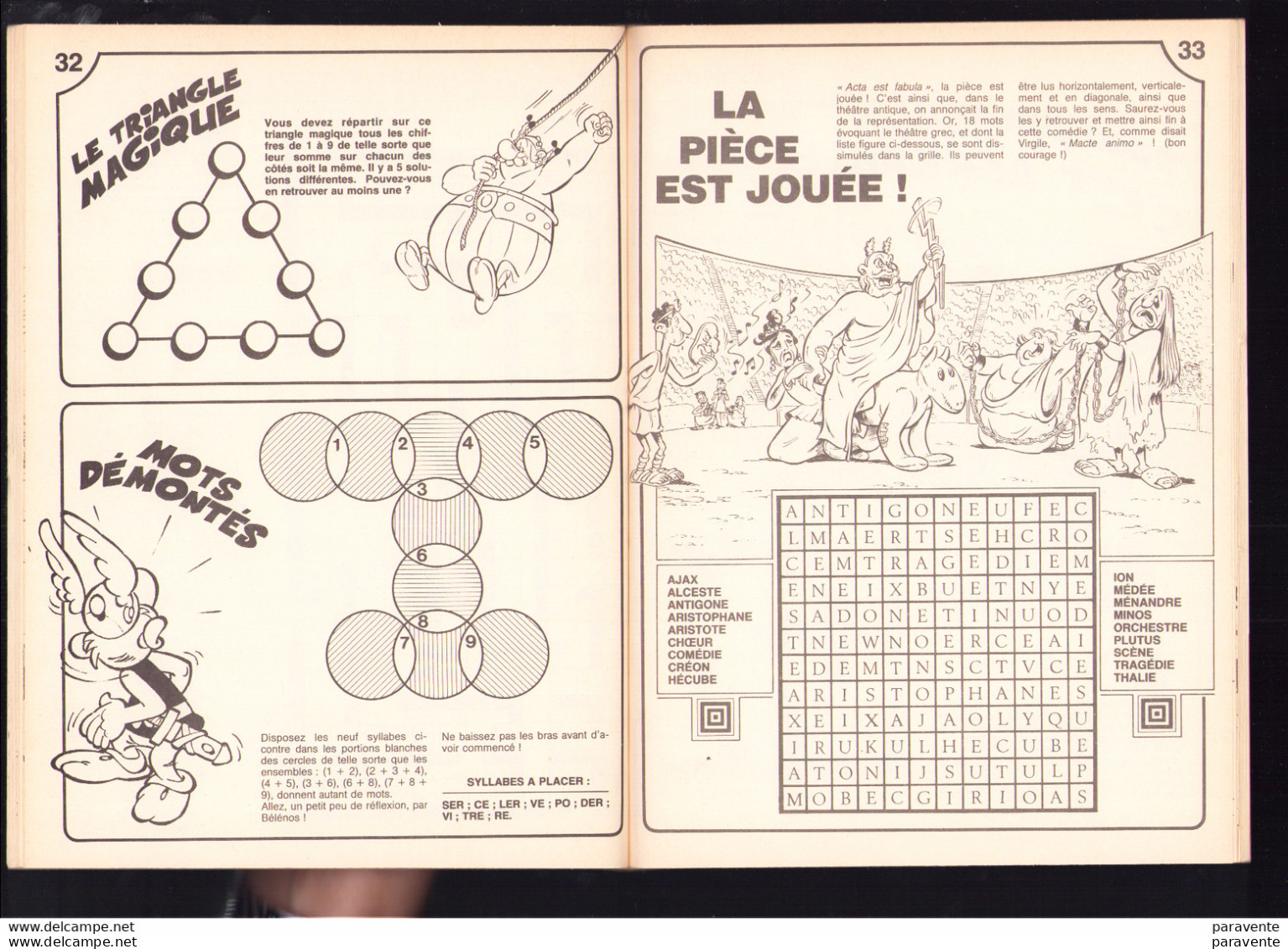 ASTERIX : Livre Jeu Editions LOFT INTERNATIONAL N°2 (lire Description) - Astérix