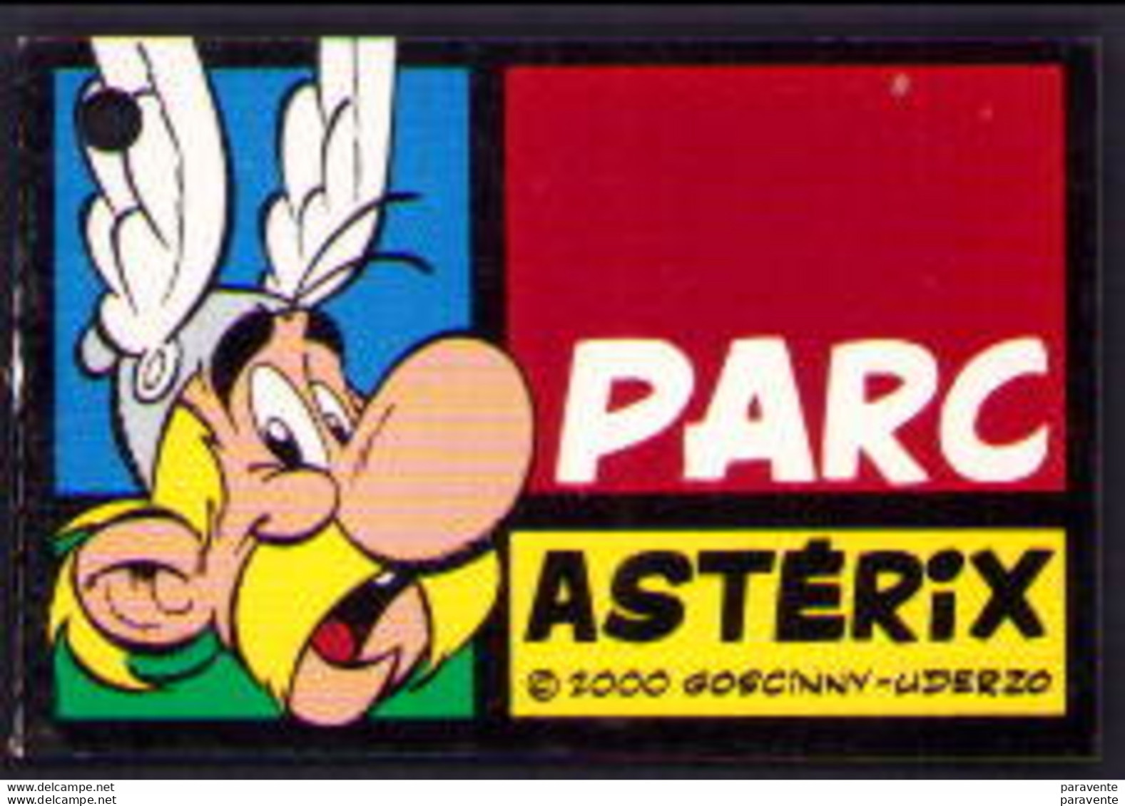 ASTERIX : Etiquette Pour Peluche PARC ASTERIX - Astérix