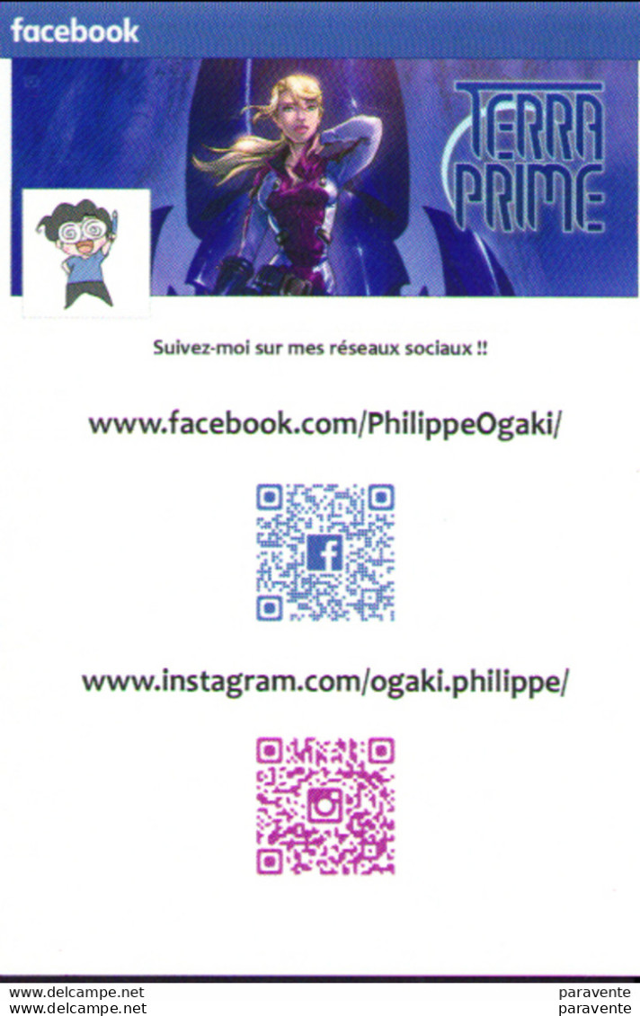 OGAKI : Carte De Ses Résaux Sociaux - Postcards