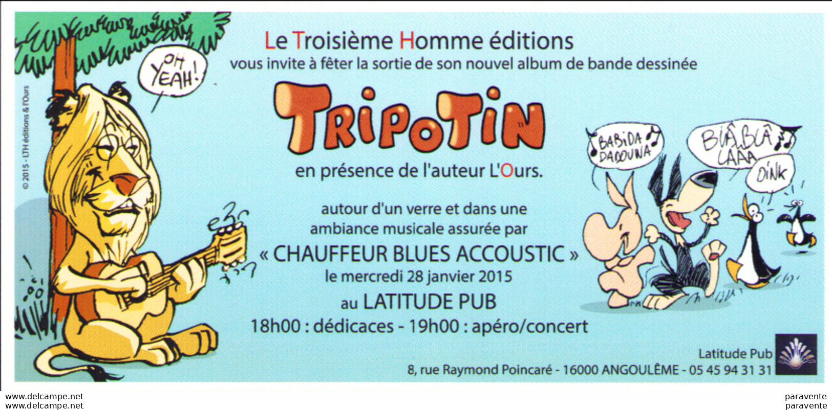 L'OURS : Carte TRIPOTIN - Tarjetas Postales