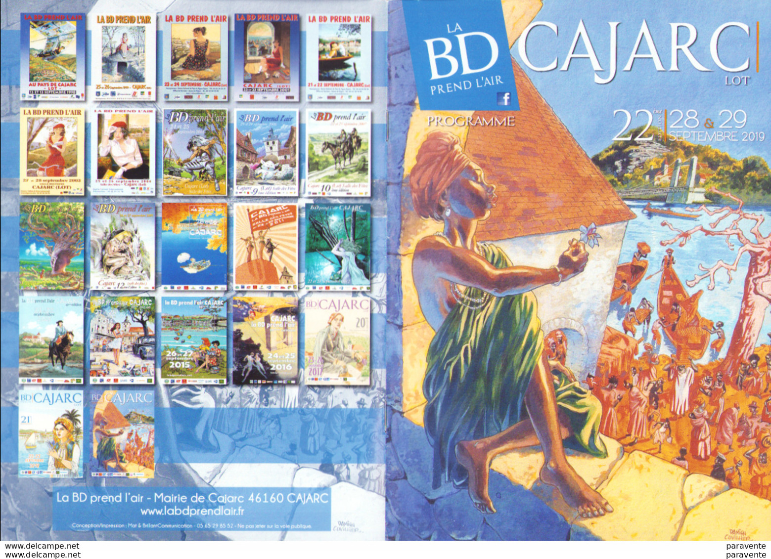 CUVILLIER : Programme Salon Bd CAJARC 2019 - Advertentie