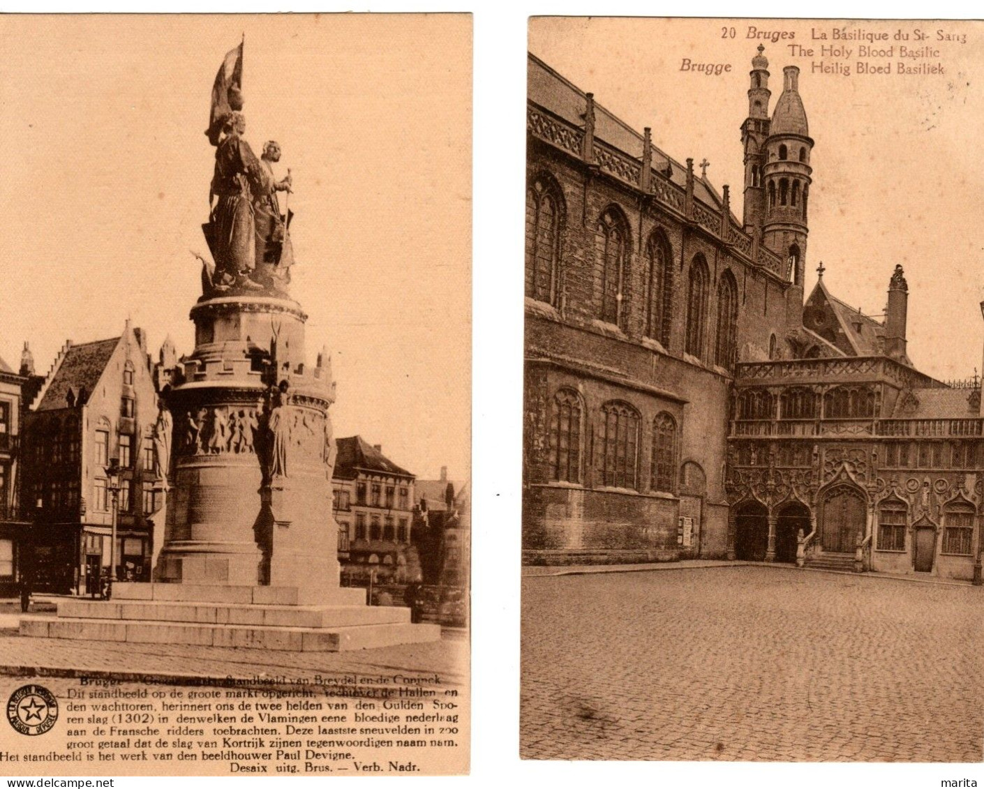 2 Cartes  Brugge - Brugge