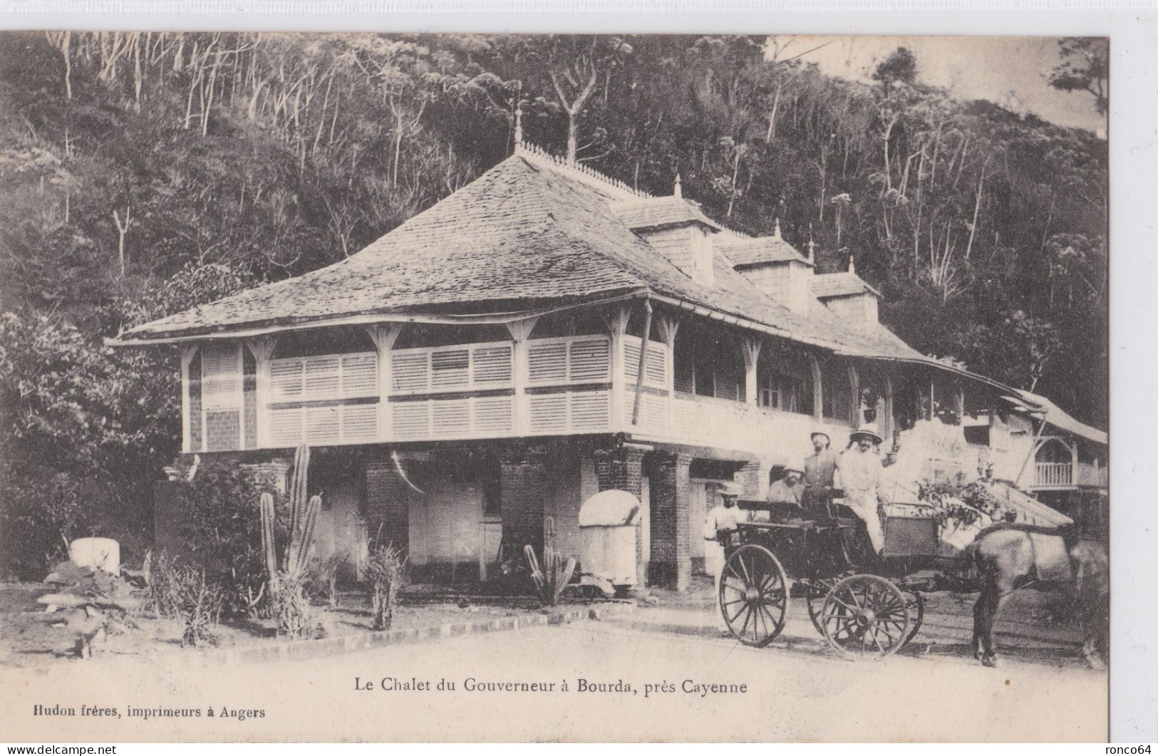 CAYENNE- Chalet Du Gouverneur à BOURDA. - Cayenne