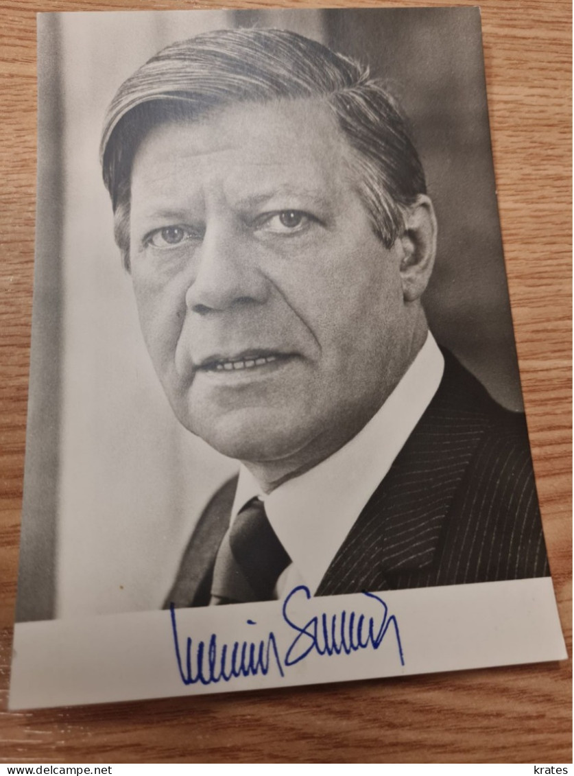 Postcard - Helmut Schmidt         (V 37906) - Politische Und Militärische Männer