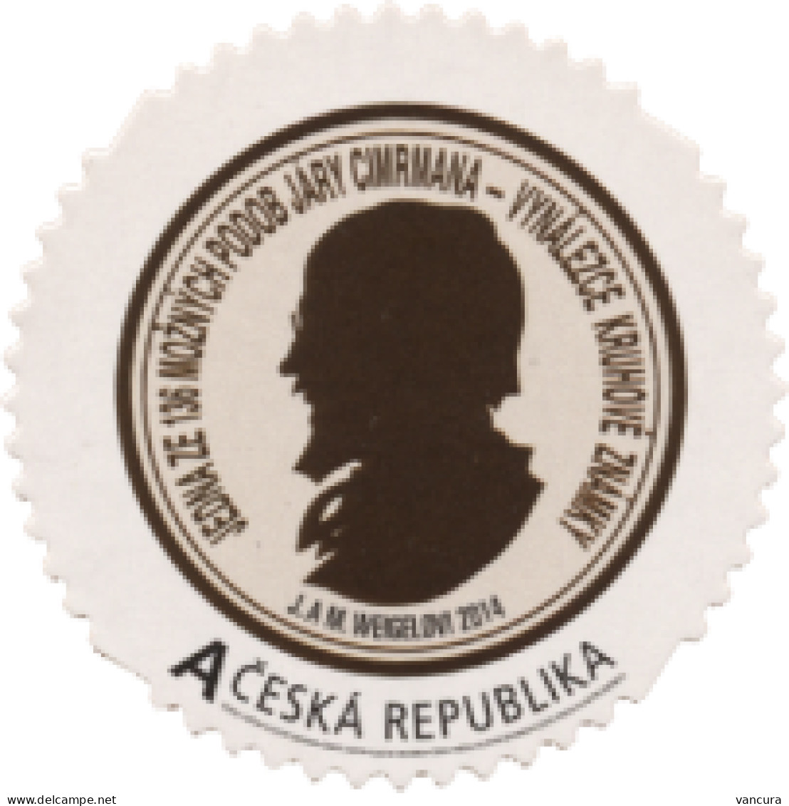 ** 829-830 Czech Republic J. Cimrman, Inventor Of Round Stamps 2014 Theatre And Film Character - Schriftsteller