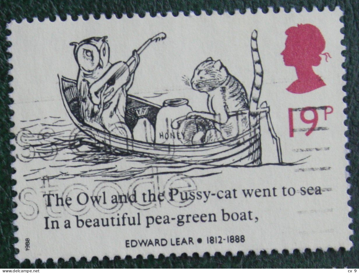 Edward Lear Cartoon Cat Bird Duck Owl (Mi 1170 1173 1988 Used Gebruikt Oblitere ENGLAND GRANDE-BRETAGNE GB GREAT BRITAIN - Used Stamps