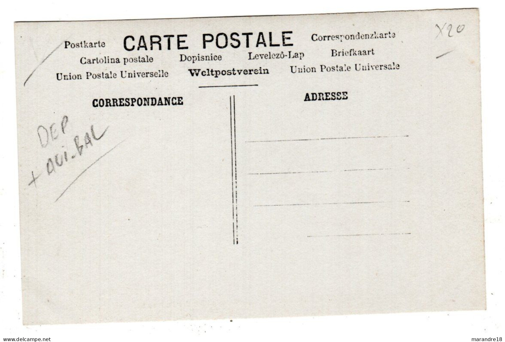 Grand Prix De L'aéro Club De France , 1908 , Ballon Sonde N°6 - Montgolfières