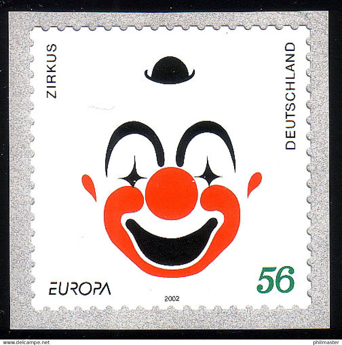 2272 Europa/CEPT Zirkus/Clown SELBSTKLEBEND Postfrisch ** - Unused Stamps