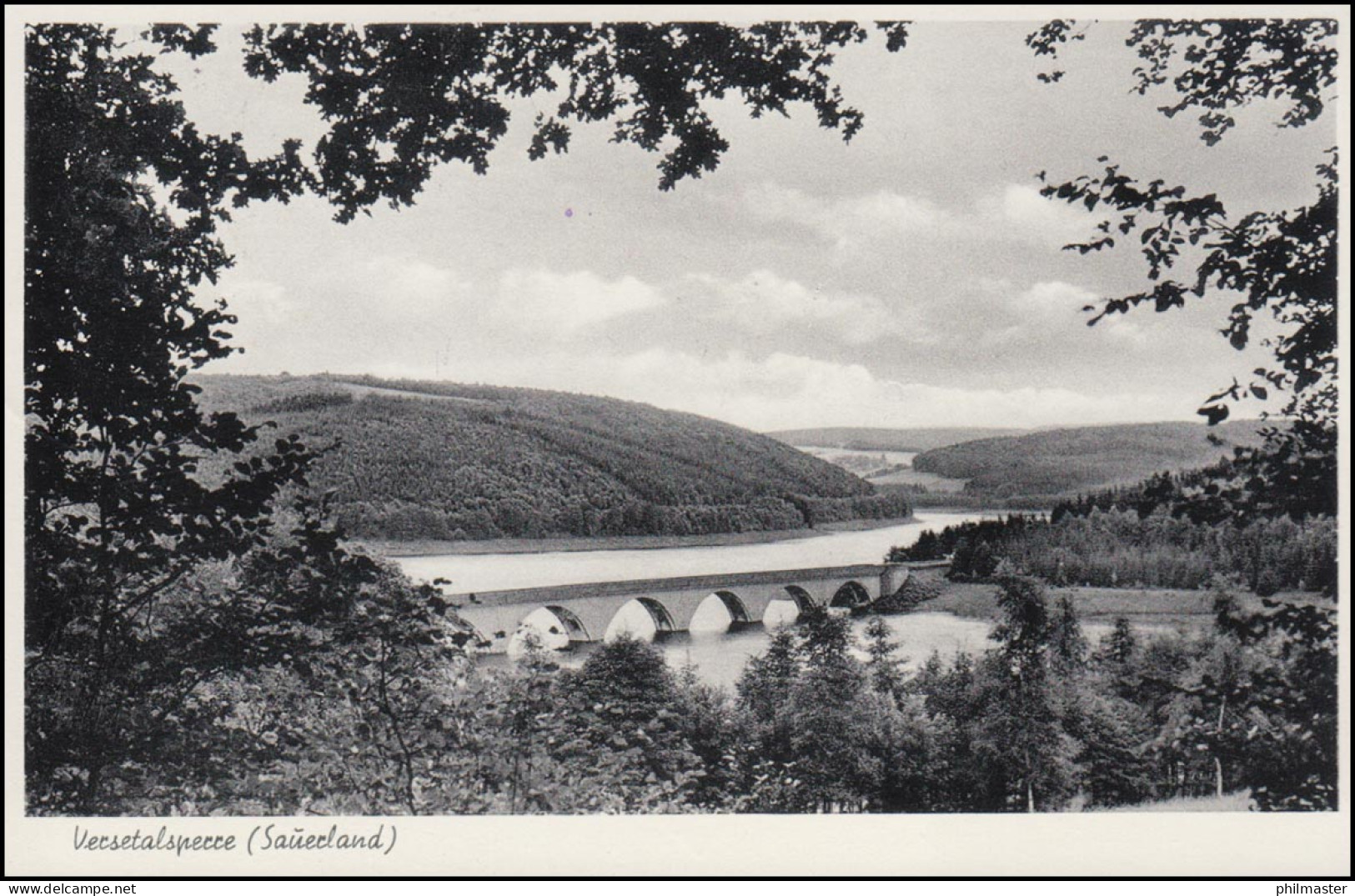 Landpost Reblin über PLETTENBERG 24.7.1957 Auf AK Versetalsperre / Sauerland - Andere & Zonder Classificatie