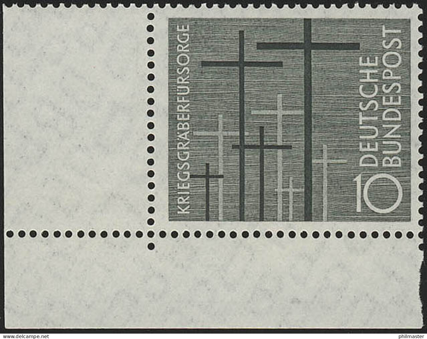 248 Kriegsgräberfürsorge ** Ecke U.l. - Unused Stamps