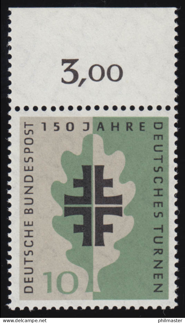 292 Turnbewegung ** Oberrand Durchgezähnt - Unused Stamps