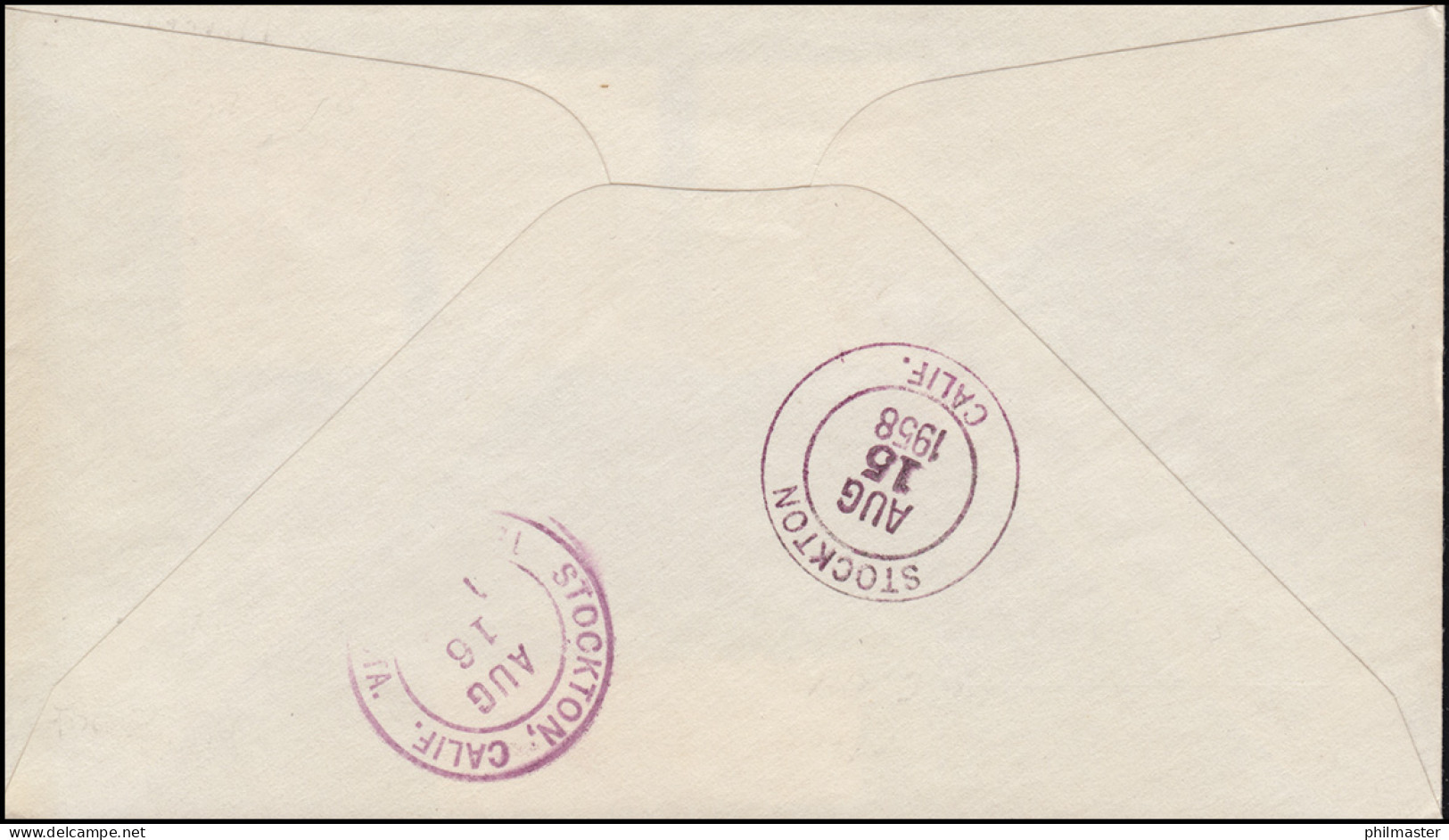 Liechtenstein 371-373 Bäume Und Sträucher 1958 Als Satz Auf R-FDC VADUZ 12.8.58 - Briefe U. Dokumente