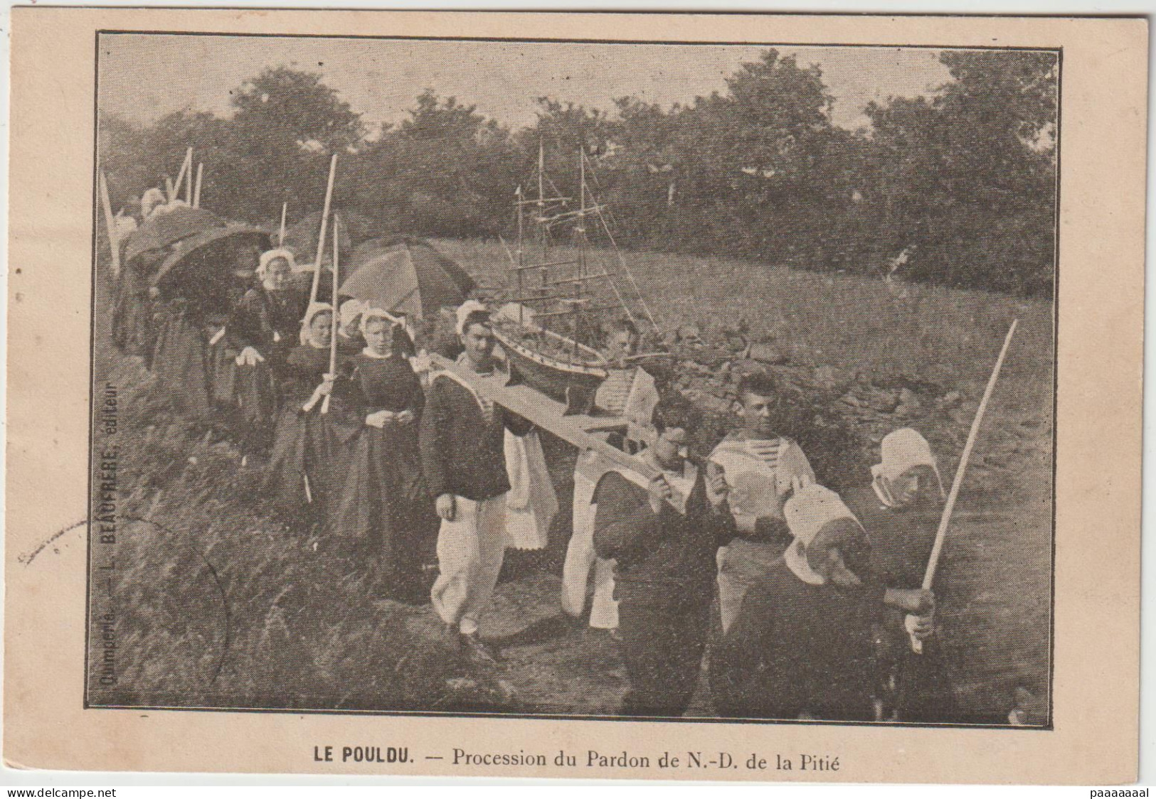 GUIDEL LE POULDU  PROCESSION DU PARDON DE N D DE LA PITIE - Guidel