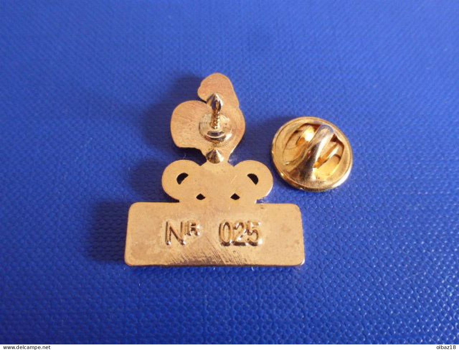 Pin's Gaspard Coq N°25 - Anneaux Jeux Olympiques - Albertville 92 ? (PH5) - Olympic Games