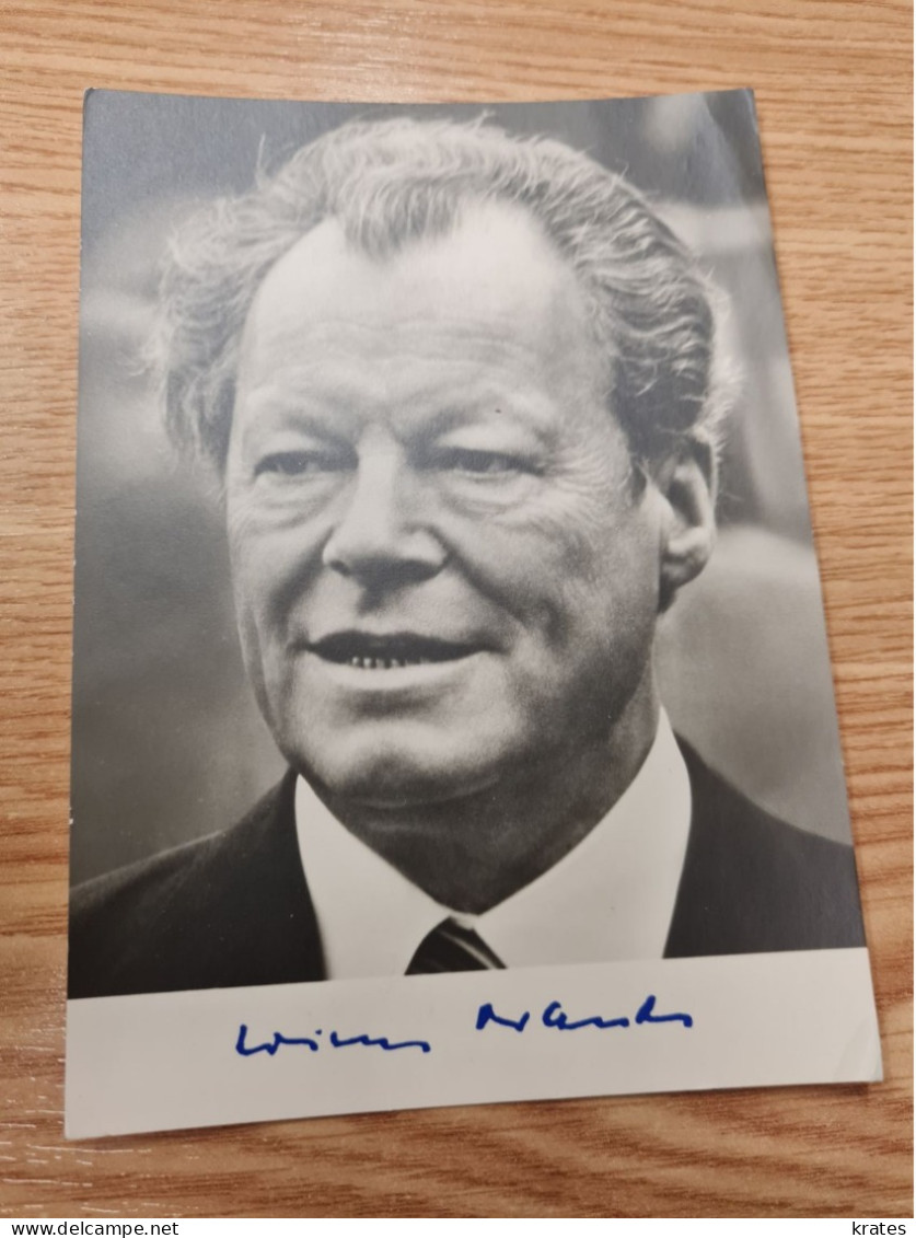Postcard - Willy Brandt         (V 37908) - Politicians & Soldiers
